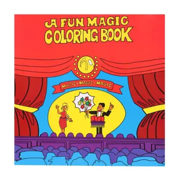 Magic Coloring Book Cartoon Magic Tricks Stage Performance Props Kids Magician Tools Children Classic Toy Funny Novelty Gag Toys