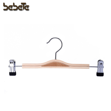 Wholesale Cheap Laminated Pants Hanger with Clips