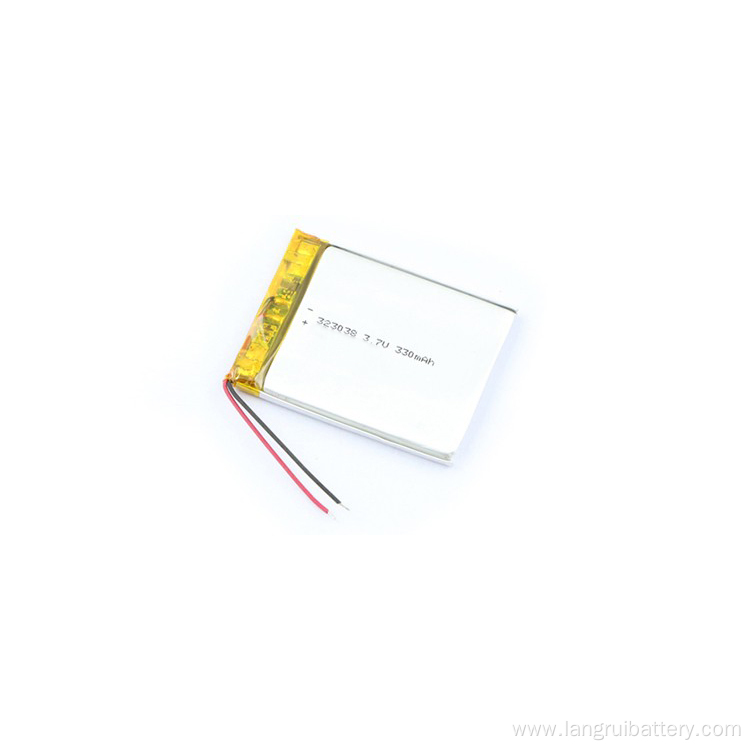 wholesale 3.7v 330mah rechargeable battery