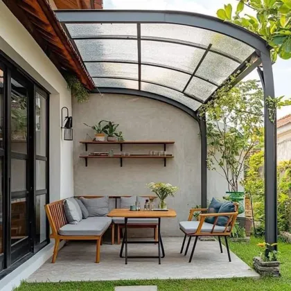 Modern Exterior Aluminum Awnings