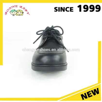 Alibaba Shoes Black Student Wear Lace Up Kids Shoes Children Boys Casual Shoes 2016