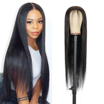 Factory Supplier Wholesale 13X6 Lace Frontal Human Hair Wigs Black Straight Wigs Cheap For Black Women Human Hair Wigs In Stock