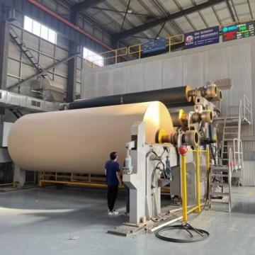 50 tpd Waste Recycling Kraft Paper Duplex Brown Making Machine