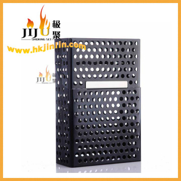 JL-017 NYiwu Jiju Hot sale Aluminium cigarette case with oxidation treatment for color a whole packet of cigarettes wholesaler