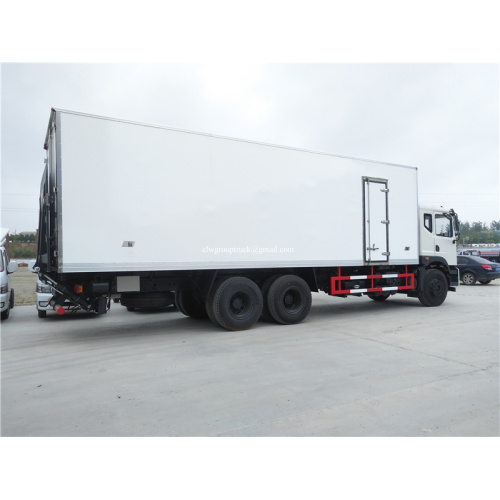 Dongfeng 6x4 fish/meat transport cold freezer