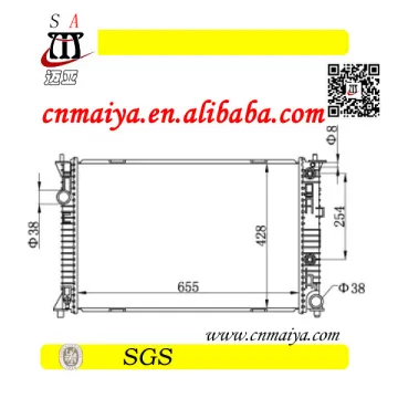 autoparts for hot sale radiator
