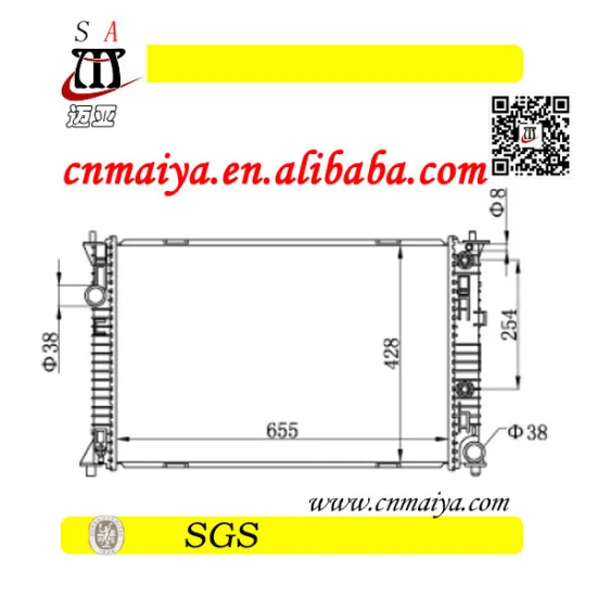autoparts for hot sale radiator