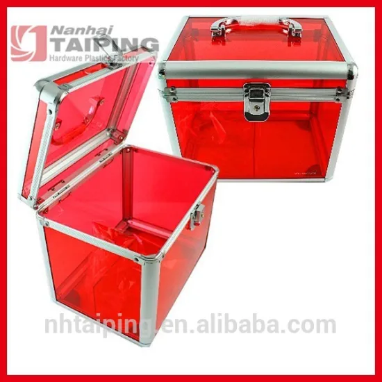 Orange Color Empty Makeup Case Bag Cosmetic Containers