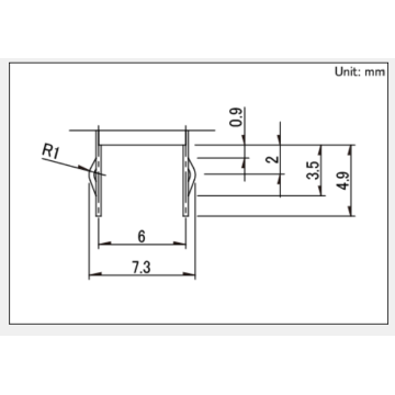 Spun series push switch