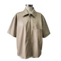 Women's short sleeve zip jacket