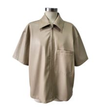 Women's short sleeve zip jacket