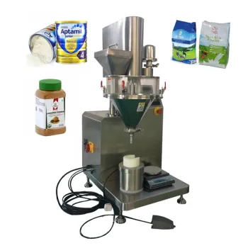 Semi-automatic Milk Powder Can Pouch Bottle Filling Machine