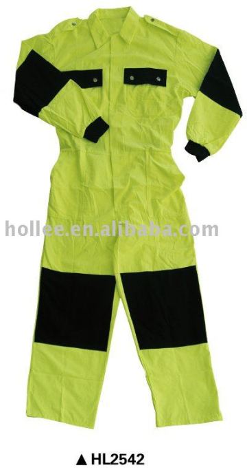 hi-vis overall working garment coverall