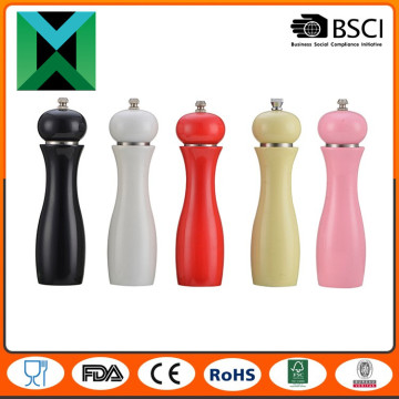 Multicolor Wooden Pepper Mill