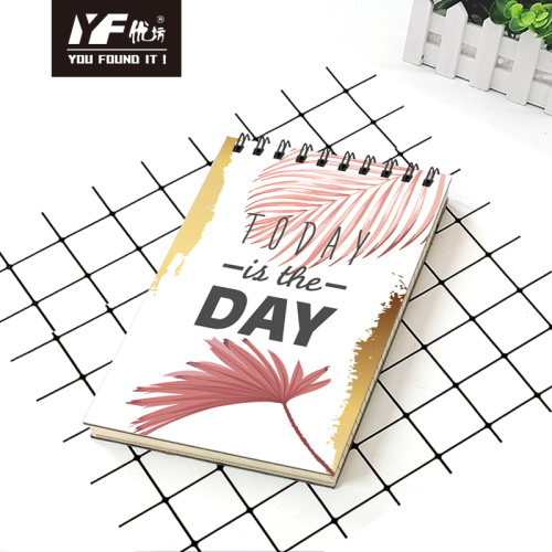 Notebook Page Today is the day A5 spiral coil notebook Supplier