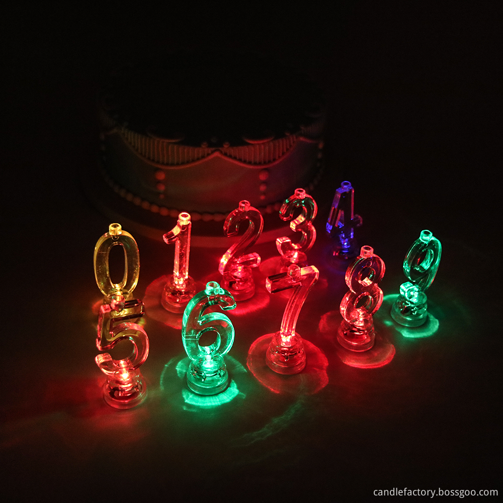 LED NUMBER CANDLE