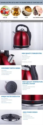 4L DE 6801 superior electric water heater electric water kettle