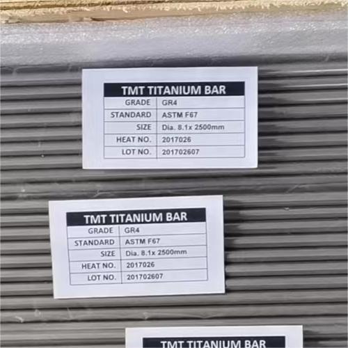 Round Bar Titanium High Quality ISO5832-2 ASTMF67 Gr3 Commercially Titanium Bar Manufactory