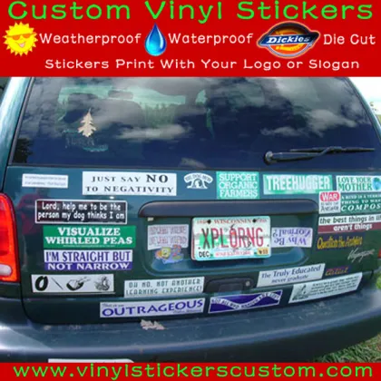 You Design It We Print It vinyl stickers custom for sale