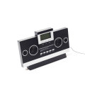 Rádio despertador com display LCD