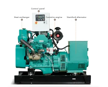 50kVA Marine Diesel Generator with Cummins Engine and CCS Certification