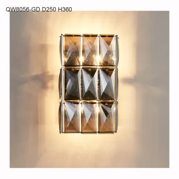 luxury crystal wall sconce bedroom chandelier