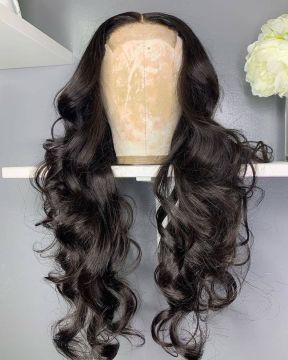 Lace Closure Wigs Human Hair 5x5 HD Body Wave Lace Closure 250% Density Wigs Brazilian Hair Full Cuticle Aligned Swiss Lace Long