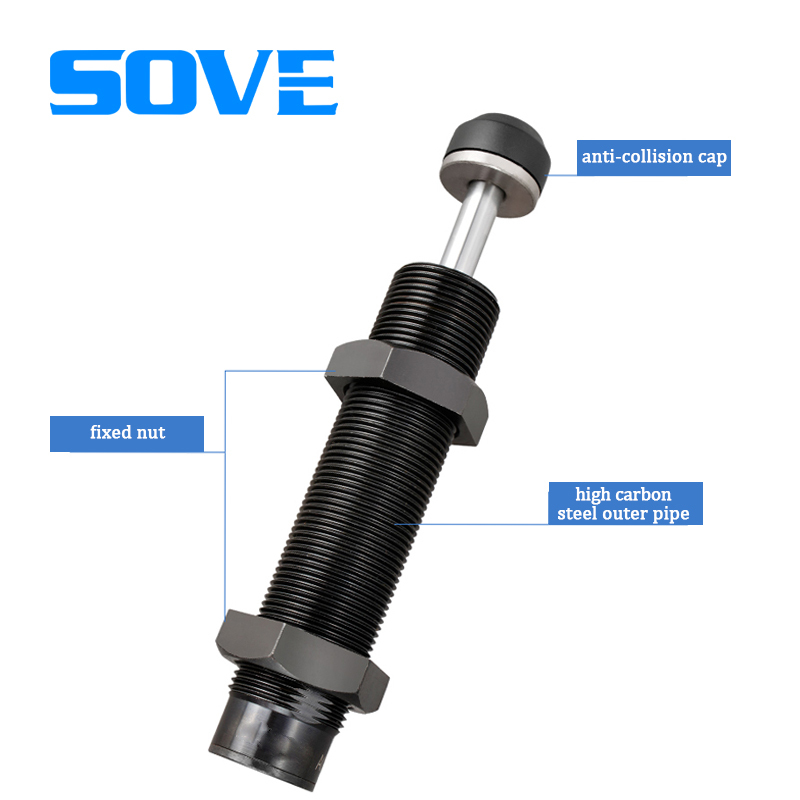 SOVE AD Series Pneumatic Damper Cylinder with Automatic Compensation and Shock Absorption