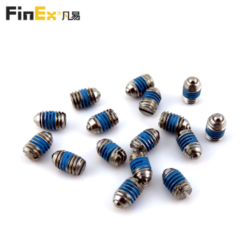 Nylon Patch Slotted Micro Small Set Screw