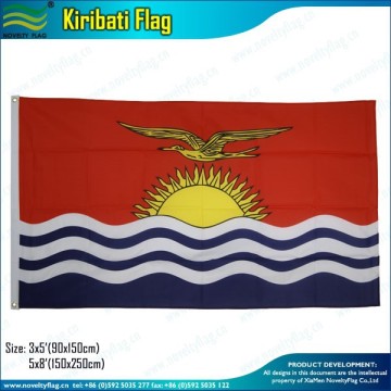 2x3ft, 3x5ft 100D polyester Kiribati Flag