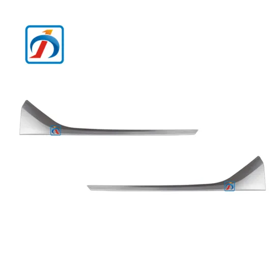 Black Silver Plastic Bumper Chrome Trim for X1 Series F48 F49 Fog Lamp Case Strip