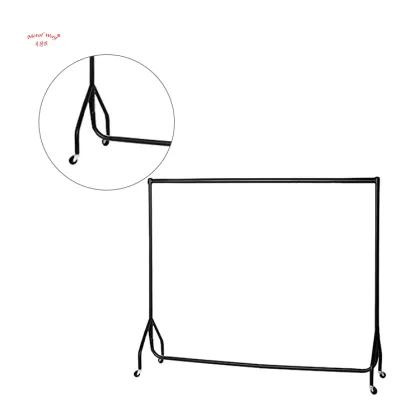 Nordic Home Metal Rectangular Clothes Rail Display Rack