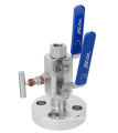Stainless Steel Double Block and Bleed Valve | DBB Valve | Monoflange Valve