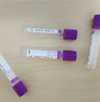 lavender EDTA blood tube