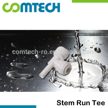 3 Way Quick-Fitting Stem Run Tee Connector for Reverse Osmosis