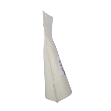 Chicchi di caffè arrosto di carta bianca opaca doypack con chiusura zip sigillabile a calore