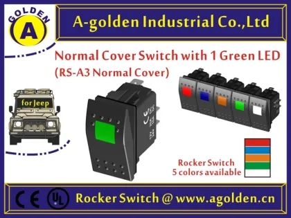 MARINE SWITCH ROCK RED BOAT ROCKER SWITCH WITH AMABER LIGHTS laser carling switch