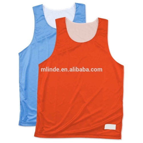 Micro-Mesh Reversible Gym Tank Top Men, Durable Double-Needle Stitch Latest Basketball Jersey Design 2017