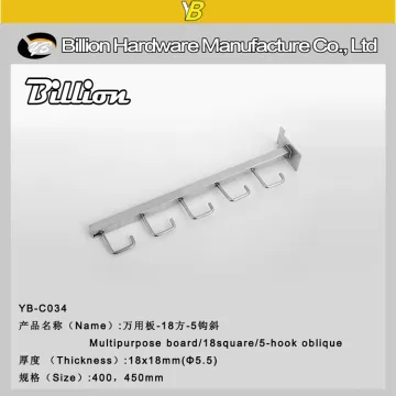 high quality waterfall heavy duty clothes hanging for slatwall hooks