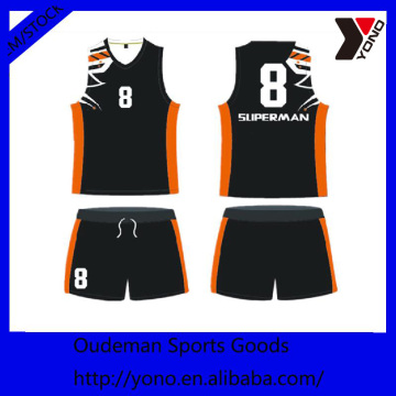 Cheap sleeveless volleyball jersey, new fashion volleyball team uniforms