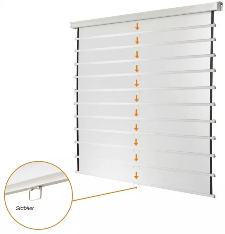 180X102cm ceiling hanging motorized projection screens