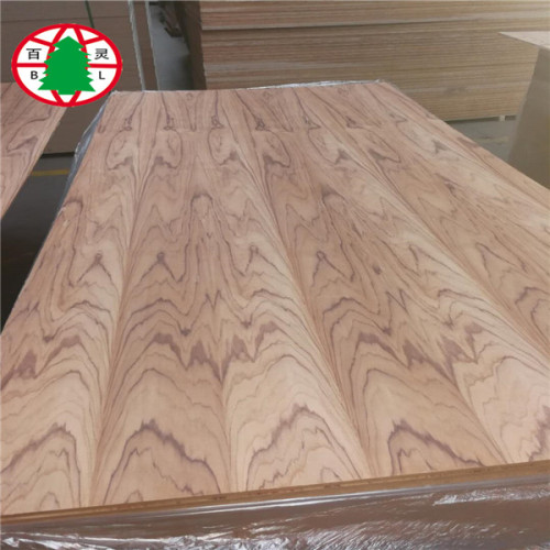 Nature Teak veneer mdf 17mm board