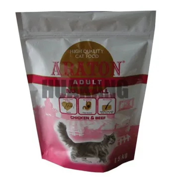Free sample high quality cat food plastic bag