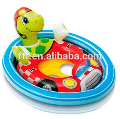 Intex Turtle See Me Sit Ring Inflatable Baby Float