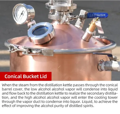 20L Multi-Functional Rose Oil and Lavender Essential Oil Distillation Equipment