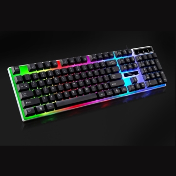 2021 Bestverkaufs Factory Price LED Backlight USB Wired Gaming -Tastatur 104 Tasten Mechanical RGB