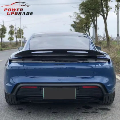 Carbon Fiber Rear Trunk Wing for Porsche Taycan