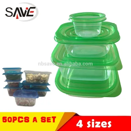 50Pcs reusable bento box,best selling plastic bento box