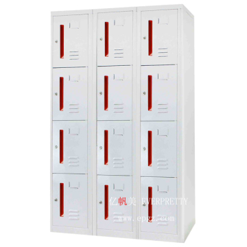 12 Door Metal Lockers for Dormitory Storage in Schools