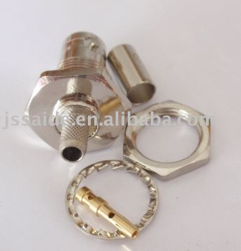 BNC female connector with O-ring for RG58 cable